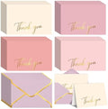 240 PCS Thank You Cards with Envelopes, 4 x 6 Inch Gold Foil Letterpress by UZLUbuywithconfidence