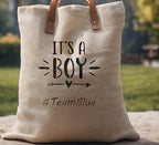 It's a Boy Baby Gender Reveal Stencil Team Blue Template Reusable for Painting on Walls, Wood, Arts and Crafts (726) - 17 x 22 Inches - Image 4