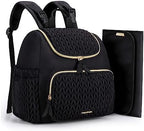 mommore Diaper Bag Backpack, Stylish Mini Baby Bag with Changing Pad by mommore