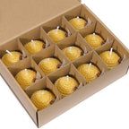 DEYBBY Natural Beeswax Candles Bulk Set of 12, Small Bees Wax Votive Candles with Little Bee Decorations as Housewarming Birthday Event Gift Party Favor (Yellow) (Pack of 2) - Image 7