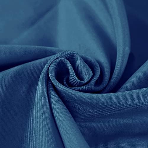 Fokitut 2 Pack Waterproof Rectangle Tablecloth, 90x132 Inch,Stain Resistant and Wrinkle Polyester Table Cloth, Fabric Table Cover for Kitchen Dining, Wedding, Party, Holiday Dinner-Mediterranean Blue - Image 4
