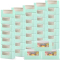 Ireer 60 Pcs 8x4x4 Inch Bakery Boxes with Window for Bread, Sage Green by Ireer