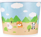 Karat [16oz - 1000 ct] Paper Ice Cream Cups & Soup Bowls for Hot/ Cold Food - Ideal for Soup, Ice Cream, Gelato, Yogurt and Snacks - Safari Theme - Image 4