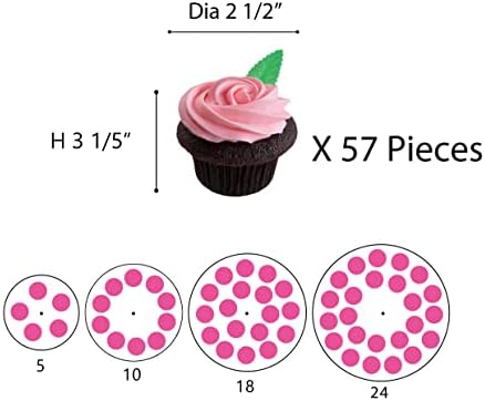 14'' Width XL Large Cupcake Stand 4 Tiered Acrylic Glass Round Cake Stand - Image 3