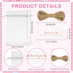 Sliner 50 Sets Baby Shower Shot Glass It's a Girl Gift Bulk for Guests - Image 4