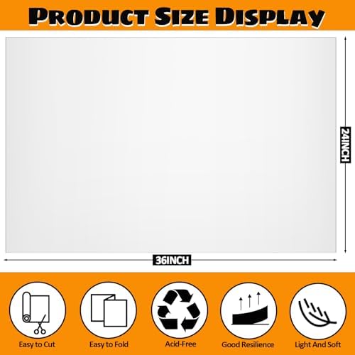 200 Sheets 24"x36" Acid Free Archival Tissue Paper Unbuffered No Acid Paper - Image 2