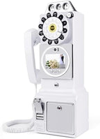 Video Audio Guest Book Wedding Phone, 1080P HD Video Guestbook Phone, Retro-Style Video Guest Book with Long Battery Life for Wedding, Birthday Party, Graduations, Baby Shower (Classic White) by WORVABEAudioGuestBook