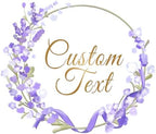 Personalized Business Logo Stickers - Ideal for Weddings, Birthdays, Favors & More. Waterproof, Fade & Heat Resistant. Pack of 100. (Wreath 9, 4 Inch) by clylife