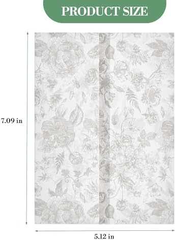 Garvee 100 Pack Pre-Folded Vellum Jackets for 5x7 Invitations Transparent Wedding Invitations Wraps, White Stamens - Image 2