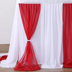 Circus Table Skirt Red White Striped Tulle Table Skirts for Rectangle Table Birthday Carnival Circus Party Decorations 14ft - Image 6