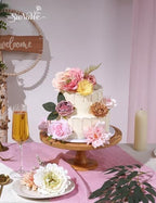 Artificial Flower Box Set Faux Flowers Fake Roses with Stems for DIY - Image 5