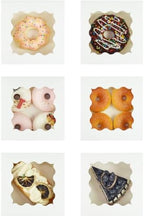 Bakepacker Cookie Boxes With Window, White, 6x6x3 inches, 100pcs - Image 5