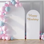 Neatsure Arch Backdrop Stand and Cover Set 2 Pack, 7.2FT, 6FT Metal Photo Balloon Arch Backdrop Stand for Wedding Birthday Party Baby Shower Ceremony Graduation Decoration, White - Image 2