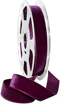 Morex Ribbon Nylon, 7/8 inch by 11 Yards, Fuchsia, Item 01225/10-709 Nylvalour Velvet Ribbon 7/8" by 11 yd by MorexRibbon