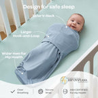 Momcozy Swaddles for Newborns, Quiet Fastener Swaddle for Infant 0-3 Months - Image 4