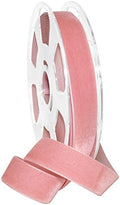 Morex Ribbon Ribbon, Nylon, 7/8 inch by 11 Yards, Dusty Rose, Item 01225/10-623 Nylvalour Velvet, 7/8" x 11 yd, by MorexRibbon