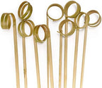 BambooMN Loop Ring Card Holder Gardening Flower and Lawn Sticks - 17" (43cm) - 100 Pieces - Image 2