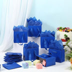Zhanmai 4.7 x 2.4 x 3.9 Inch 100 Pcs Mini Gift Bags Bulk, Dark Blue - Image 4