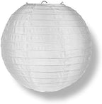 PaperLanternStore.com 16 Inch White Nylon Lantern (10 PACK) by Quasimoon