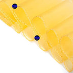 MDS Pack of 100 Organza Chair Sashes for Wedding & Event Décor – Gold - Image 4