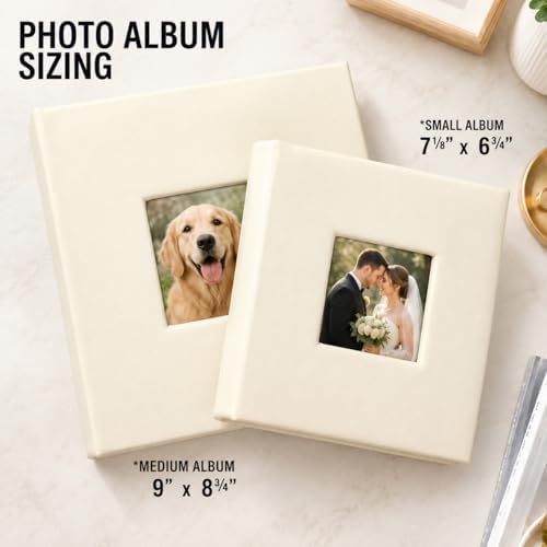 Personalized Photo Album, Custom Engraved Picture Album, Holds 200 4" x 6" Photos, Leatherette and Laser Engraved Scrapbook, Any Custom Message - Image 6