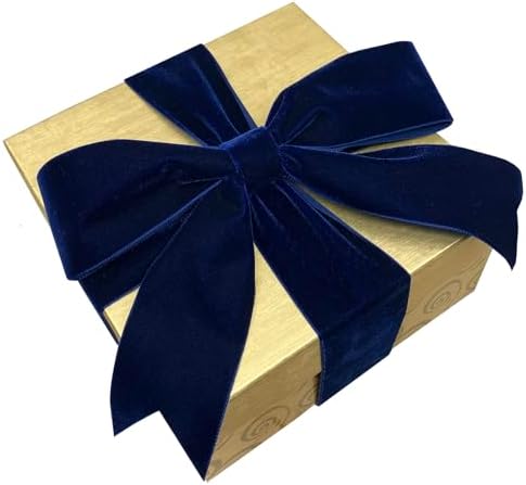 Morex Ribbon Nylvalour Velvet Ribbon, Nylon, 2 inches by 11 Yards, Navy, Item 01250/10-419, 2" by 11 yd, - Image 2