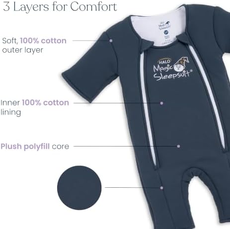 Magic Sleepsuit Baby Merlin's Cotton Baby Swaddle Transition Product - Image 6