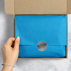 Jillson Roberts Bulk 20 x 30 Inches Recycled Tissue, Blue, 480 Unfolded Sheets (BFT05) - Image 3
