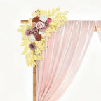 Gold Wedding Arch Flowers Decor Set of 2 - Image 6