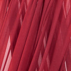 Sheer Gauze Wedding Arch Draping Fabric 29" x 20 FT 4 Panels Red - Image 5