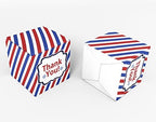 Paper Box - Mini Favor Box For Baby Shower 4x4x4 Inches Paper Gift Boxes, Candy Paper Box For Party Favors, Baby Shower Pirates,Boy Theme- Pack Of 20 - Image 2