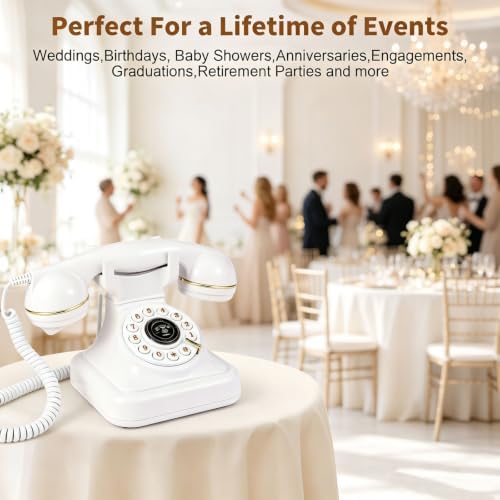 Audio Guestbook Wedding Phone,Record Customized Audio Messages for Parties - Image 3