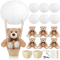 Sosation 6 Sets Hot Air Balloon with Bear Stick Glue Gun, White by Sosation