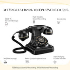 Audio Guest Book Wedding Phone Vintage Voice Message Recorder Telephone - Image 2