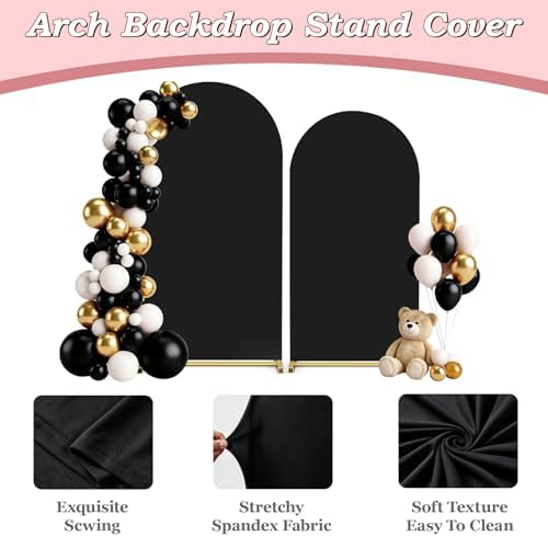 Arch Backdrop Cover Set of 2(7.2FT+6FT), Arch Covers Backdrop - Image 5