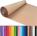 PerkHomy 30" x 2,400" (200') Brown Kraft Paper Roll for Craft Bulletin Board Paper Art Table Covering Crafting Gift Wrapping Bouquet Packing Parcel 70GSM 50LB (Brown, 30" x 200') by PerkHomy