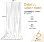 30x15ft Red Backdrop Curtains for Parties Wedding Photo Wrinkle Free Red - Image 6