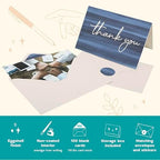 VNS Creations Thank You Cards With Envelopes - 100 Pack 4 x 6 Blank - Ombré - Image 6