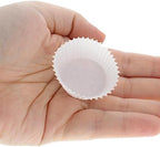 CybrTrayd No.5 Glassine Paper Approximately 5,000 Pieces – 1-1/4” Base, 3/4” Wall Candy Cups, White - Image 5