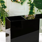UNIQOOO Black Acrylic Wedding Card Box with Slot, Thick DIY Large 10x10x5.5 inch w/No Print, Wedding Receptions Wishing Well Money Box, Birthday, Memory Box, Suggestion Boxes, Acrylic Ballot Box - Image 5