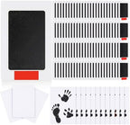 Jetec 150 Set Inkless Hand Footprint Paw Print Kit Ink Pad, Black by Jetec