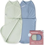Momcozy Swaddles for Newborns, Quiet Fastener Swaddle for Infant 0-3 Months by Momcozy
