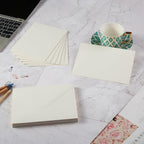 100 Pieces A7 Envelopes 5x7 Cream Color, 5.24 x 7.24 Inches (Pack of 2) - Image 6