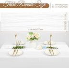 20 Pack Cheesecloth Table Runner 17 x 108 Inch, White - Image 2