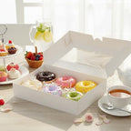 Moretoes 48pcs Cookie Boxes with 3 Style Window, 12x8x2.5In Bakery Boxes - Image 7