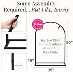 Arch Wedding Welcome Sign Stand with Holder - Elegant Metal Easel Display for Seating Chart, Reception Signs, Welcome Board - 30+ Customizable designs for Baby, Bridal Shower - Versatile Party Sign Holder - Image 3