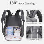 CEI-CEI Neoprene Diaper Bag Backpack Large Newborn Baby Maternity Bags Waterproof Travel Tote for Mom Dad with Insulated Pockets,Changing Pad - Image 4