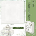 Sinmoe 200 Packs Happy Tears Wedding Facial Tissue Packs Travel Size - Image 4