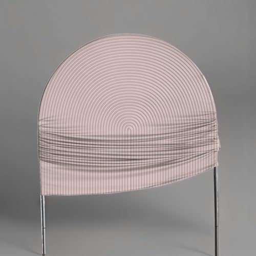 HUAYI Flesh Pink Ripples Pattern Arch Backdrop Cover for Birthday Party Wedding Baby Shower Decorations Chiara Backdrops Arched Wall Frame Stands Covers Props GP-459 2.5ft * 6ft - Image 4