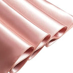 Rose Gold Satin Chair Sashes Bows, 6 x 108 inch, 50 Pcs - Image 5